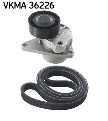 SKF VKMA 36226 Hosszbordásszíj+ görgő, szíjkészlet